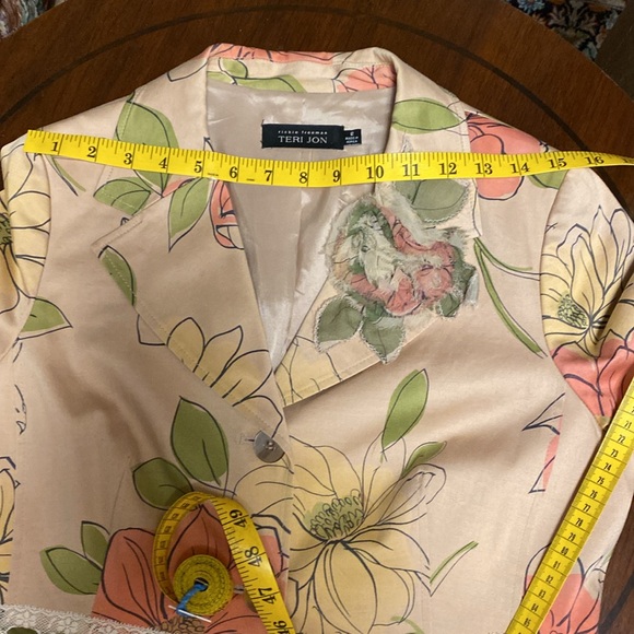 STUNNING RICKIE FREEMAN FOR TERRI JON BLAZER SIZE 12 . - Picture 13 of 16